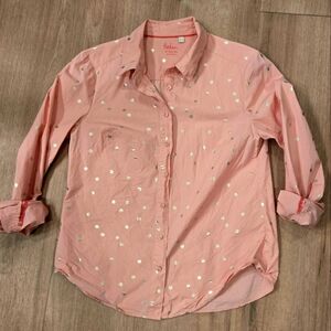 Boden Pink Button-Up Shirt